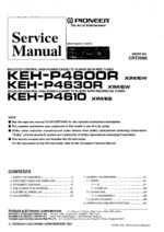 PIONEER KEH-P4630R OEM Service