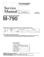 Pioneer M-790 OEM Service
