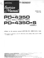Pioneer PD4350S OEM Service