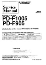 PIONEER PDF1005 OEM Service