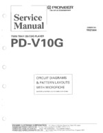 PIONEER PD-V10G Schematic Only