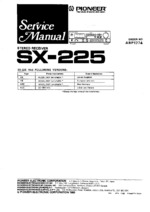 Pioneer SX-225HE OEM Service