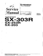 Pioneer SX-303R OEM Service