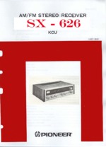 Pioneer SX-626FW OEM Service