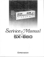 Pioneer SX-880 OEM Service