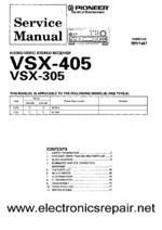 Pioneer VSX-305 OEM Service