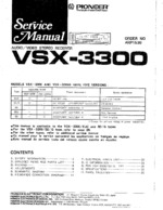 Pioneer VSX3300 OEM Service
