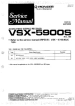Pioneer VSX-5700S OEM Service