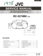 JVC RC-X720 OEM Service