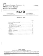 RCA CA110-101 OEM Service
