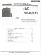 SHARP SC4800AV OEM Service
