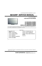 SHARP LC80LE633U Service Guide