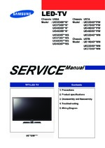 Samsung UE32D5000PW Service Guide