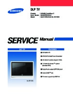 Samsung HLR7178W OEM Service