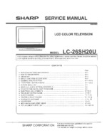 Sharp LC26SH20U OEM Service