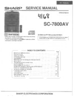 SHARP SC7800AV OEM Service