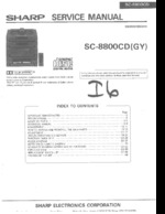 SHARP SC-8800CDGY OEM Service