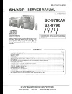 SHARP SC9790AV OEM Service