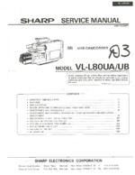 SHARP VLL80UB OEM Service