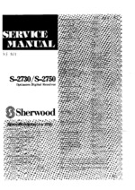 Sherwood S-2750 OEM Service