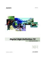Sony KD34XBR2 OEM Owners