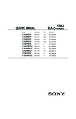 Sony KV21FV12C OEM Service