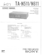 SONY TA-N511 OEM Service