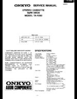 Onkyo TAR260 OEM Service