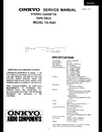 Onkyo TAR301 OEM Service