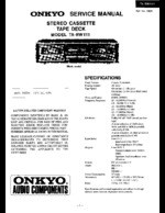 Onkyo TARW111 OEM Service