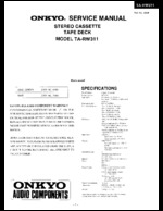 Onkyo TARW311 OEM Owners