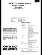 Onkyo TARW400 OEM Service