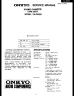 Onkyo TARW99 OEM Service