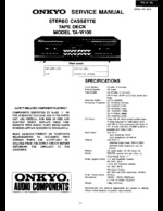 Onkyo TAW100 OEM Service