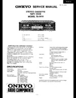 Onkyo TAW111 OEM Service