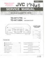 JVC TDW718BK OEM Service