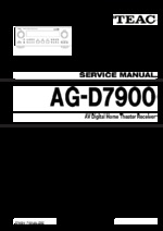 Teac AGD-7900 OEM Service