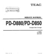 TEAC PD-D880/PD-D850 OEM Service