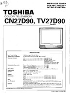 TOSHIBA TV27D90 OEM Service