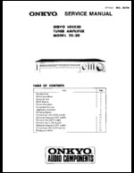 Onkyo TX20 OEM Service