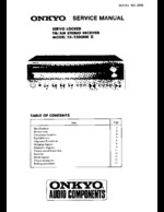 Onkyo TX2500MKII OEM Service