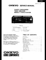 Onkyo TX840 OEM Service