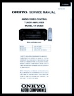 Onkyo TXDS838 OEM Service