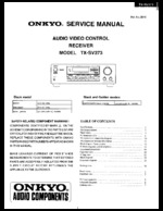 Onkyo TXSV373 OEM Service