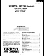 Onkyo TXSV535 OEM Service
