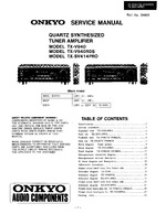 Onkyo TXV940RDS OEM Service