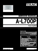 Teac A-L700P OEM Service