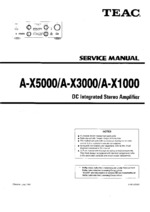 Teac A-X1000 OEM Service
