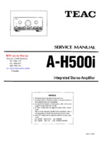 Teac AH500i OEM Service