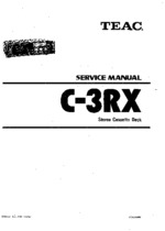 Teac C-3RX OEM Service